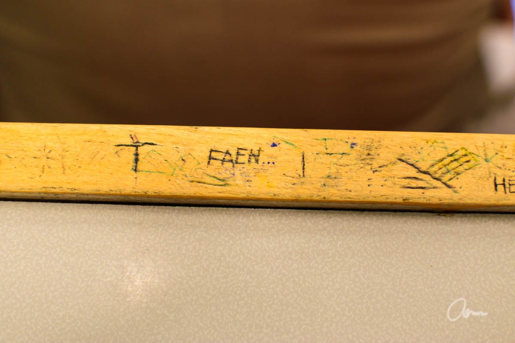 Desk inscriptions at NTNU, Trondheim Norway