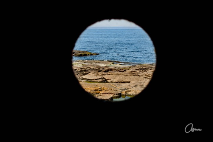 View from lighthouse porthole