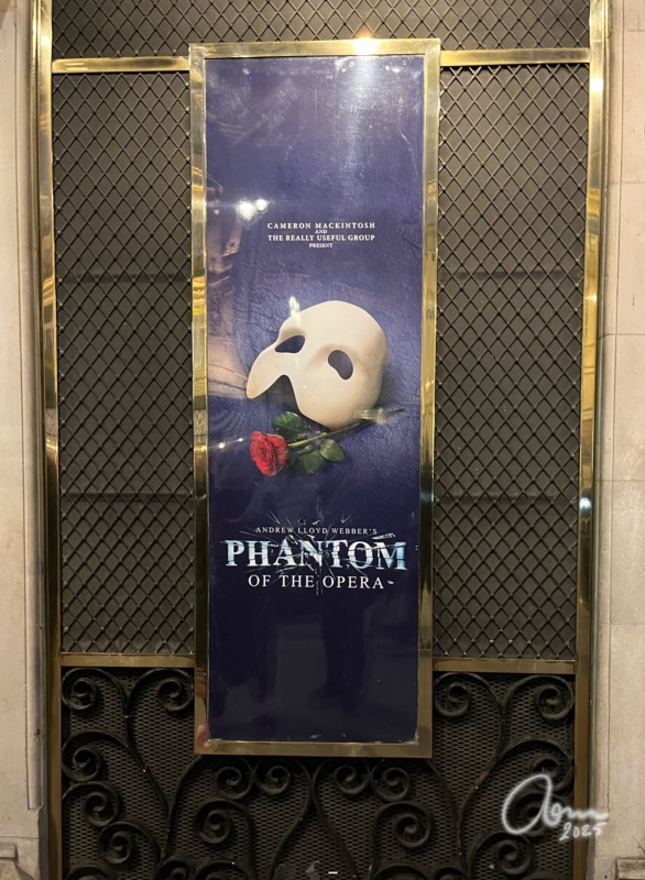 Poster for Phantom of the Operaat His Majesty’s theatre London, England