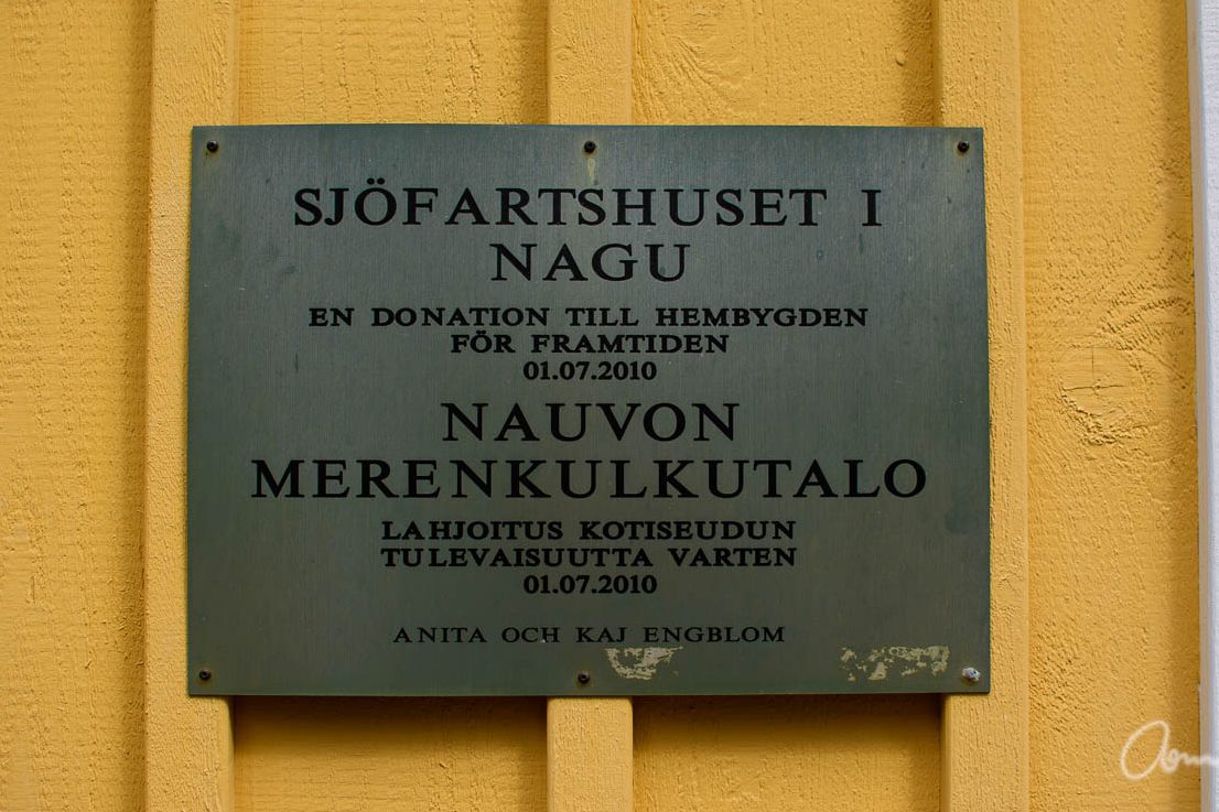 Plaque for maritime museum
